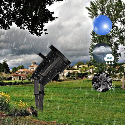 DACHAN 16 Patterns IP65 LED Christmas Laser Snowflake Projector Light For Indoor Outdoor Xmas Disco Lights Home Party Decoration