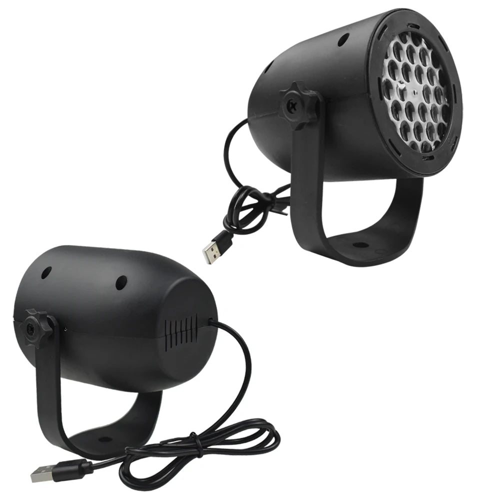 Household Christmas Projection Light Blizzard Snowflake Rotating Decoration Atmosphere Holiday Laser Light Outdoor Led16 Pattern