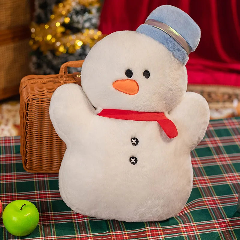 45cm Creative Christmas Series Plush Doll Pillow Christmas Tree House Snowman Elk Plush Doll Super Soft Gift For Boys And Girls