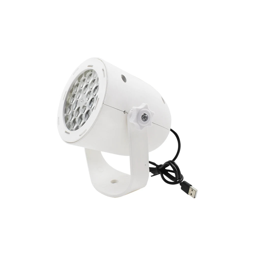 Household Christmas Projection Light Blizzard Snowflake Rotating Decoration Atmosphere Holiday Laser Light Outdoor Led16 Pattern