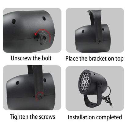 Household Christmas Projection Light Blizzard Snowflake Rotating Decoration Atmosphere Holiday Laser Light Outdoor Led16 Pattern